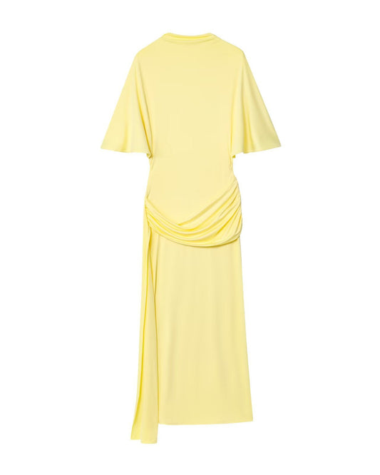 ZAA – Robe longue dos nu à volants, coupe élégante et design tendance