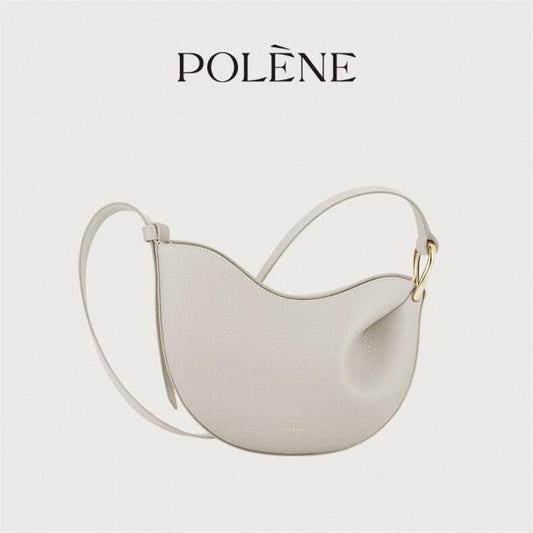 Polène – Dupe Sac à bandoulière en cuir véritable avec texture en relief et design moderne