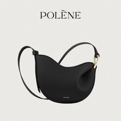 Polène – Dupe Sac à bandoulière en cuir véritable avec texture en relief et design moderne
