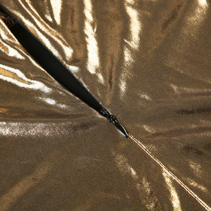 Mireyla – Mini robe drapée en tissu léger avec décolleté plongeant