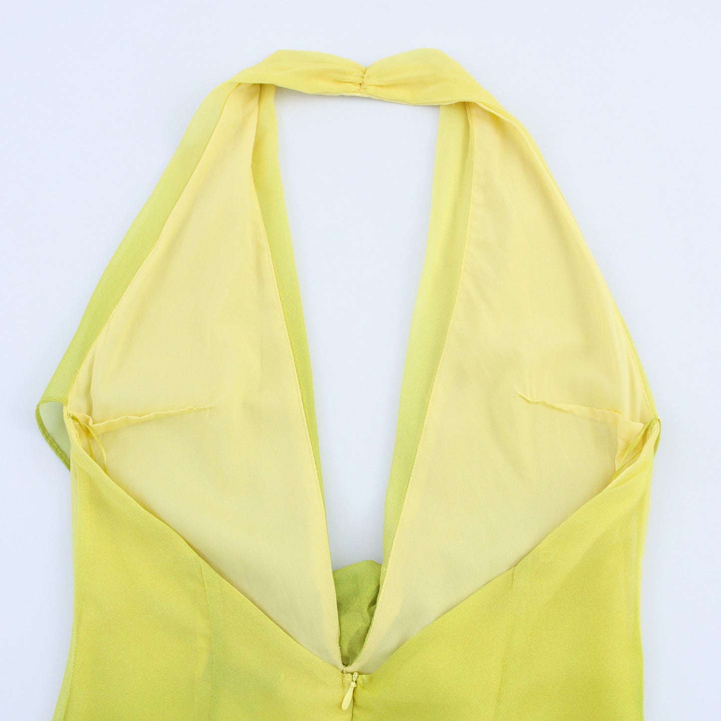 ZARA - Robe longue à fleurs avec décolleté dos nu et lien décoratif