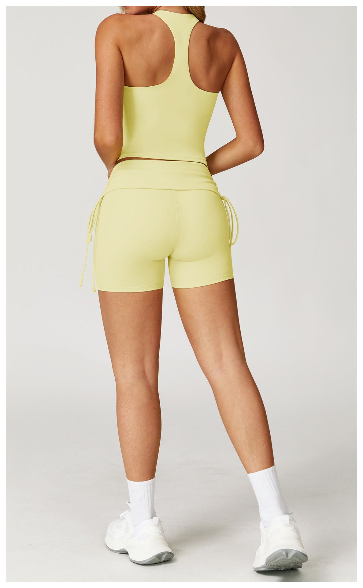 iGYM – Ensemble de yoga en haute élasticité avec gilet et culotte