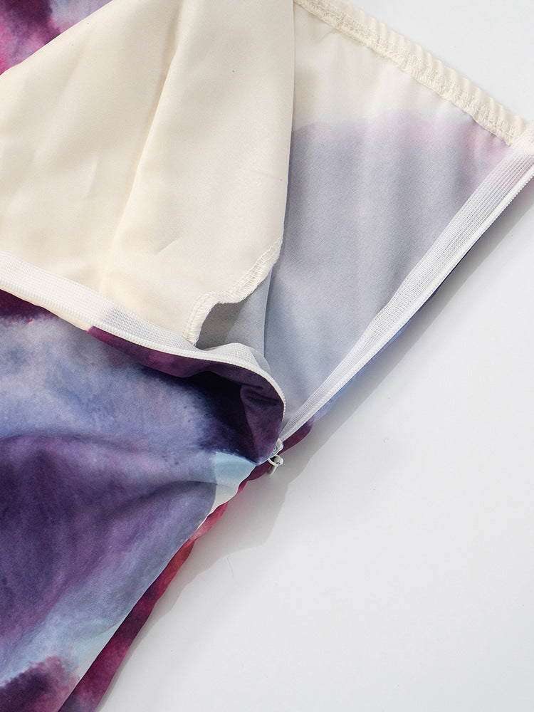 ATYWS – Robe longue ample sans manches à imprimé floral et idéale pour l'été