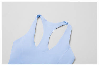 iGYM – Ensemble de yoga en haute élasticité avec gilet et pantalon évasé