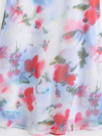 BSK&TRAF – Robe à imprimé floral