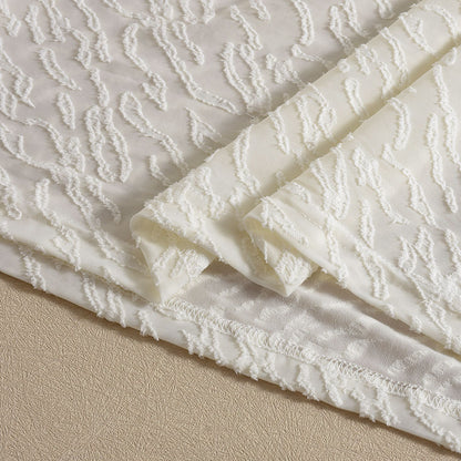 Furite – Robe longue à manches longues en velours avec coupe ajustée