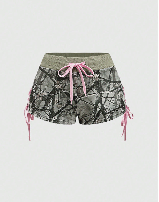 Slash Y2K – Sweat à capuche zippé avec imprimé tendance et coupe ajustée