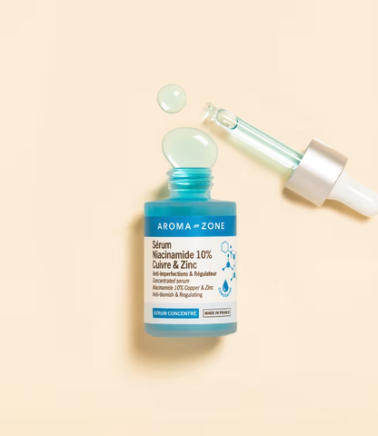 AromaZone - Sérum concentré Niacinamide 10%, Cuivre & Zinc