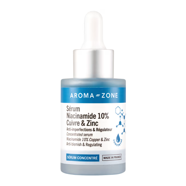 AromaZone - Sérum concentré Niacinamide 10%, Cuivre & Zinc