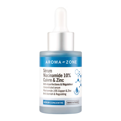 AromaZone - Sérum concentré Niacinamide 10%, Cuivre & Zinc