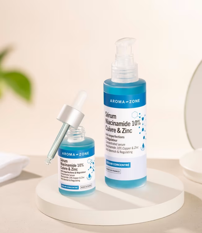 AromaZone - Sérum concentré Niacinamide 10%, Cuivre & Zinc