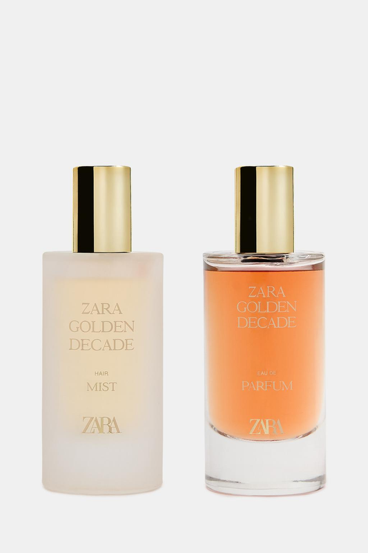ZARA GOLDEN DECADE EDP + BRUME CAPILLAIRE ÉDITION LIMITÉE 2X50ML (1.7 FL. OZ).