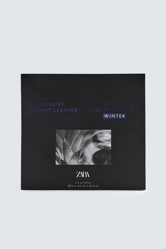 ZARA BOGOSS VIBRANT LEATHER & WINTER EDP 2 X 100 ML (3.38 FL.OZ)