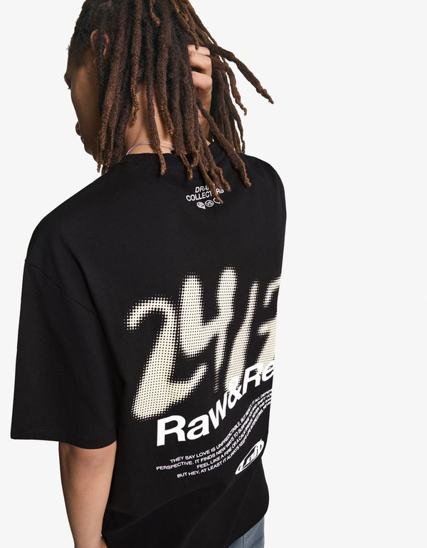 Bershka - T-shirt manches courtes imprimé