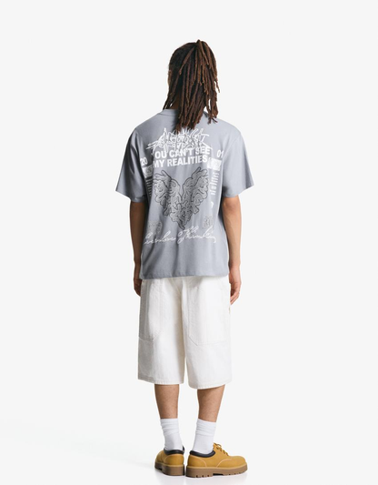 Bershka - T-shirt manches courtes imprimé