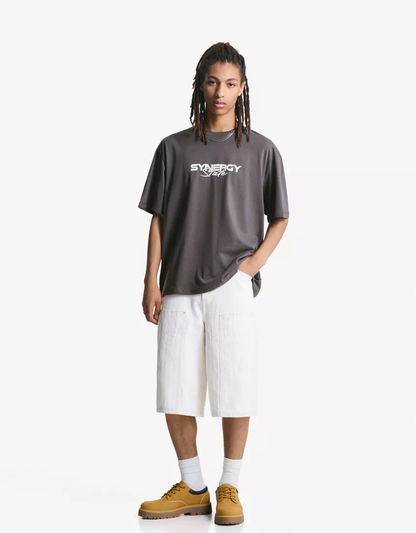 Bershka - T-shirt manches courtes imprimé