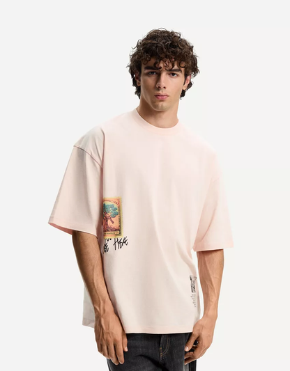 Bershka - T-shirt manches courtes imprimé