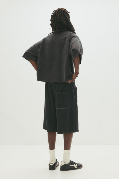 Pull&Bear - Polo STWD finition délavée