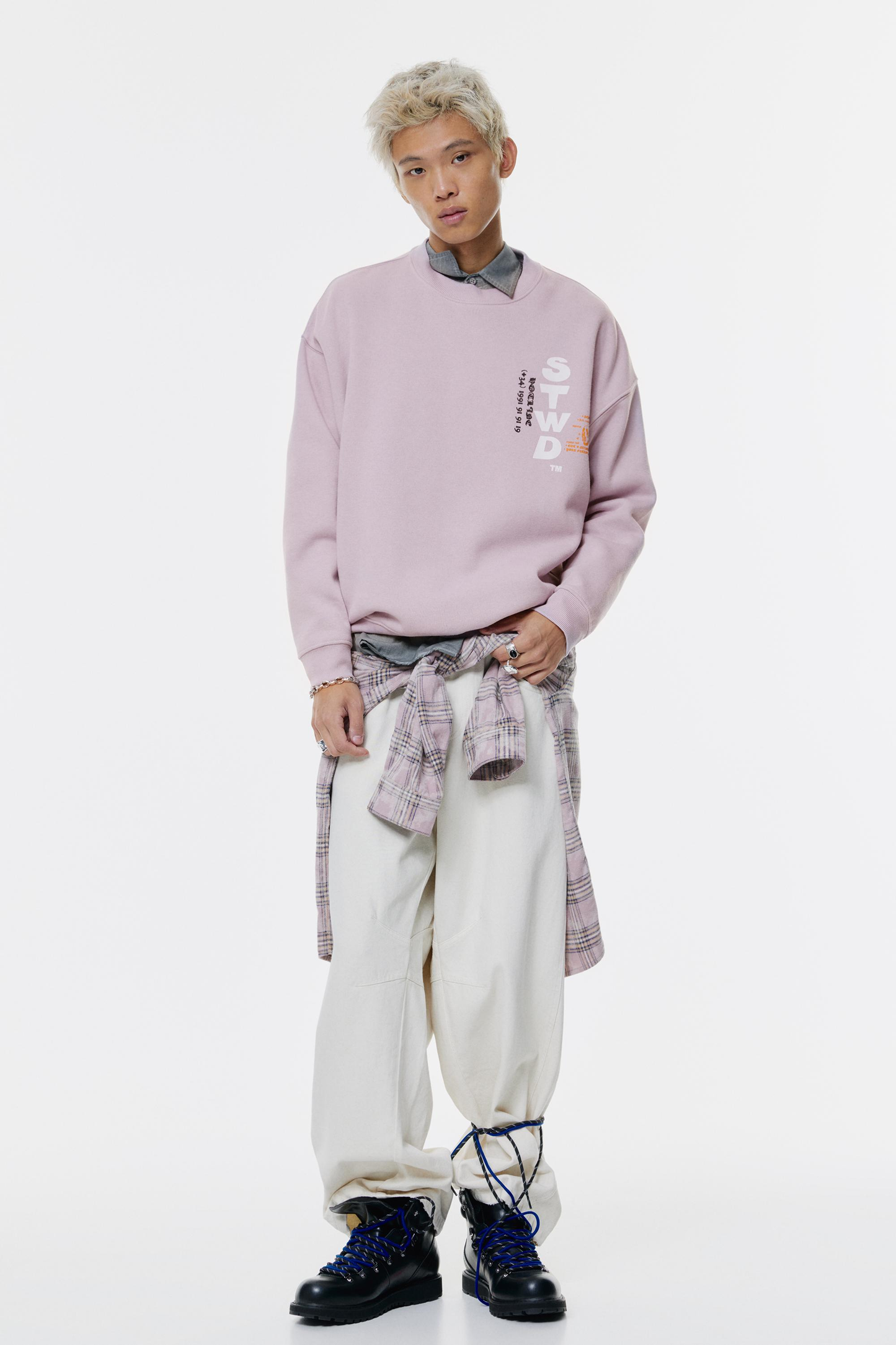 Pull&Bear - Sweat STWD motif bâtiment