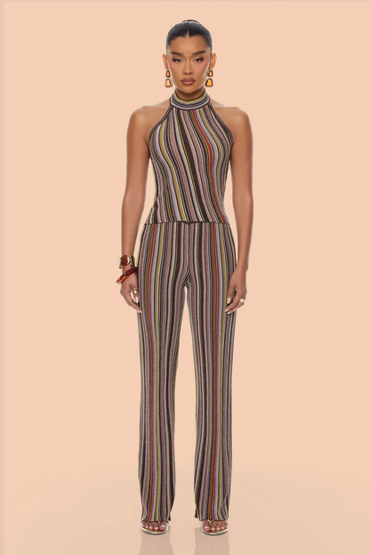 Bachina – Jadyn Metallic Sweater Pant Set