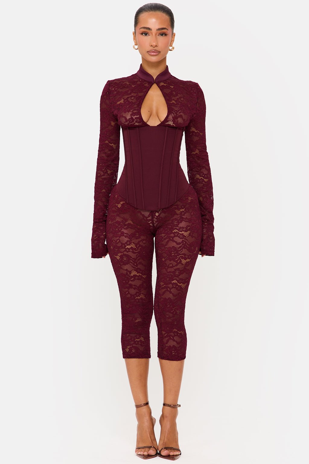 Murci - Jagger Lace corset jumpsuit