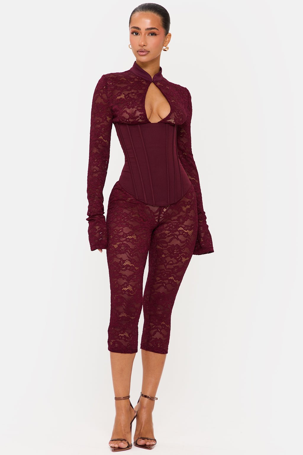 Murci - Jagger Lace corset jumpsuit