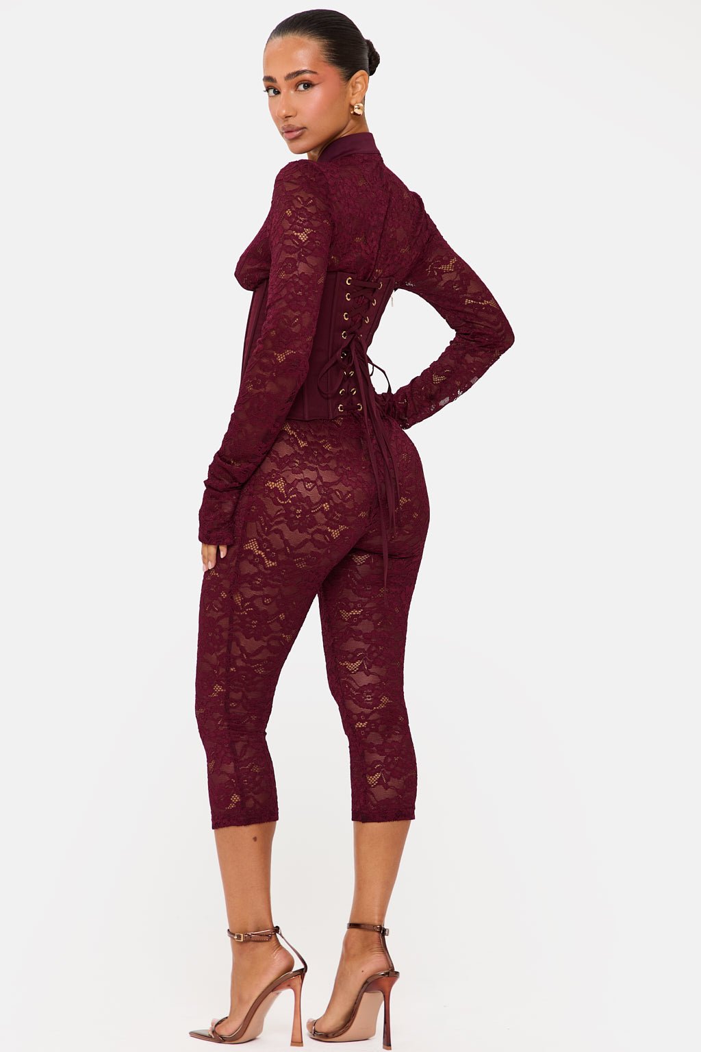 Murci - Jagger Lace corset jumpsuit