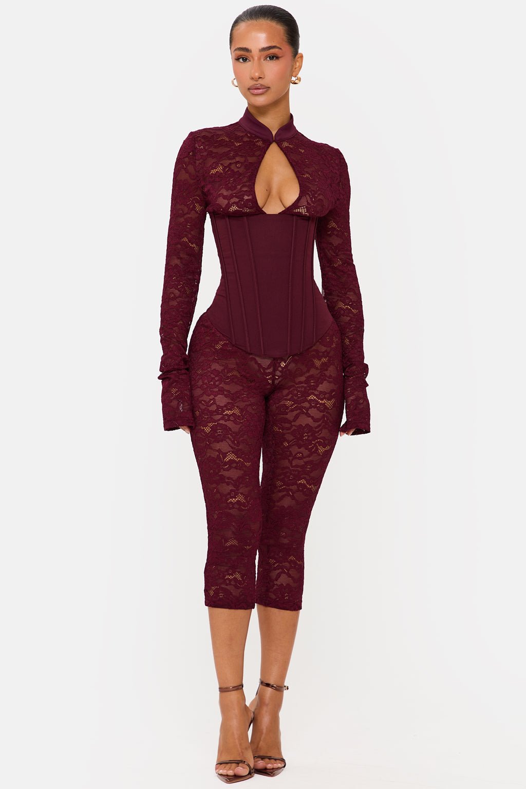 Murci - Jagger Lace corset jumpsuit