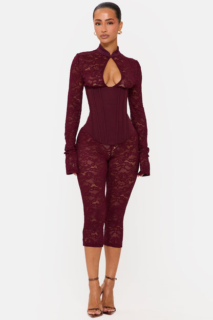 Murci - Jagger Lace corset jumpsuit