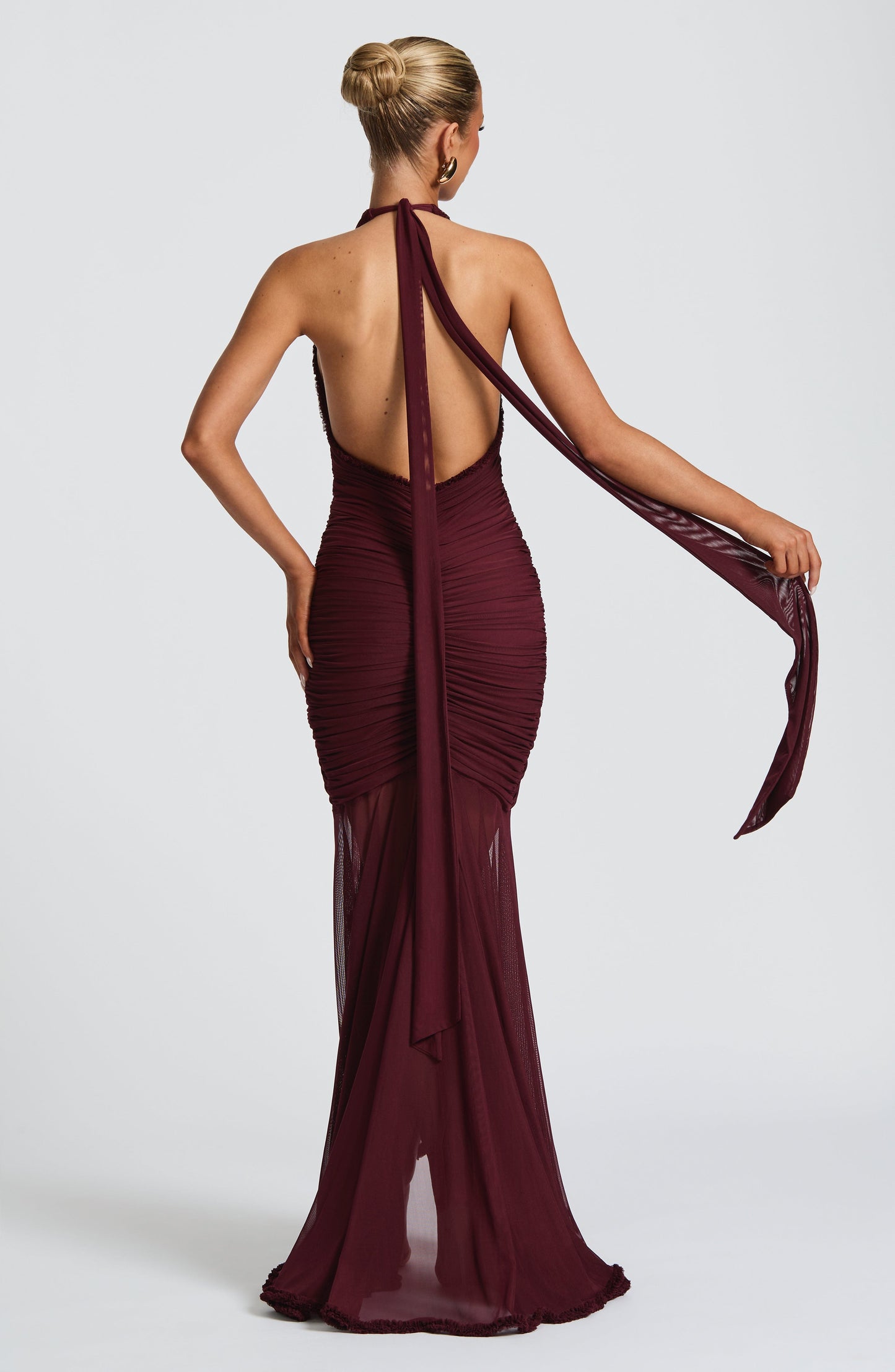 BabyBoo - Janessa Maxi Dress - Cherry Lacquer