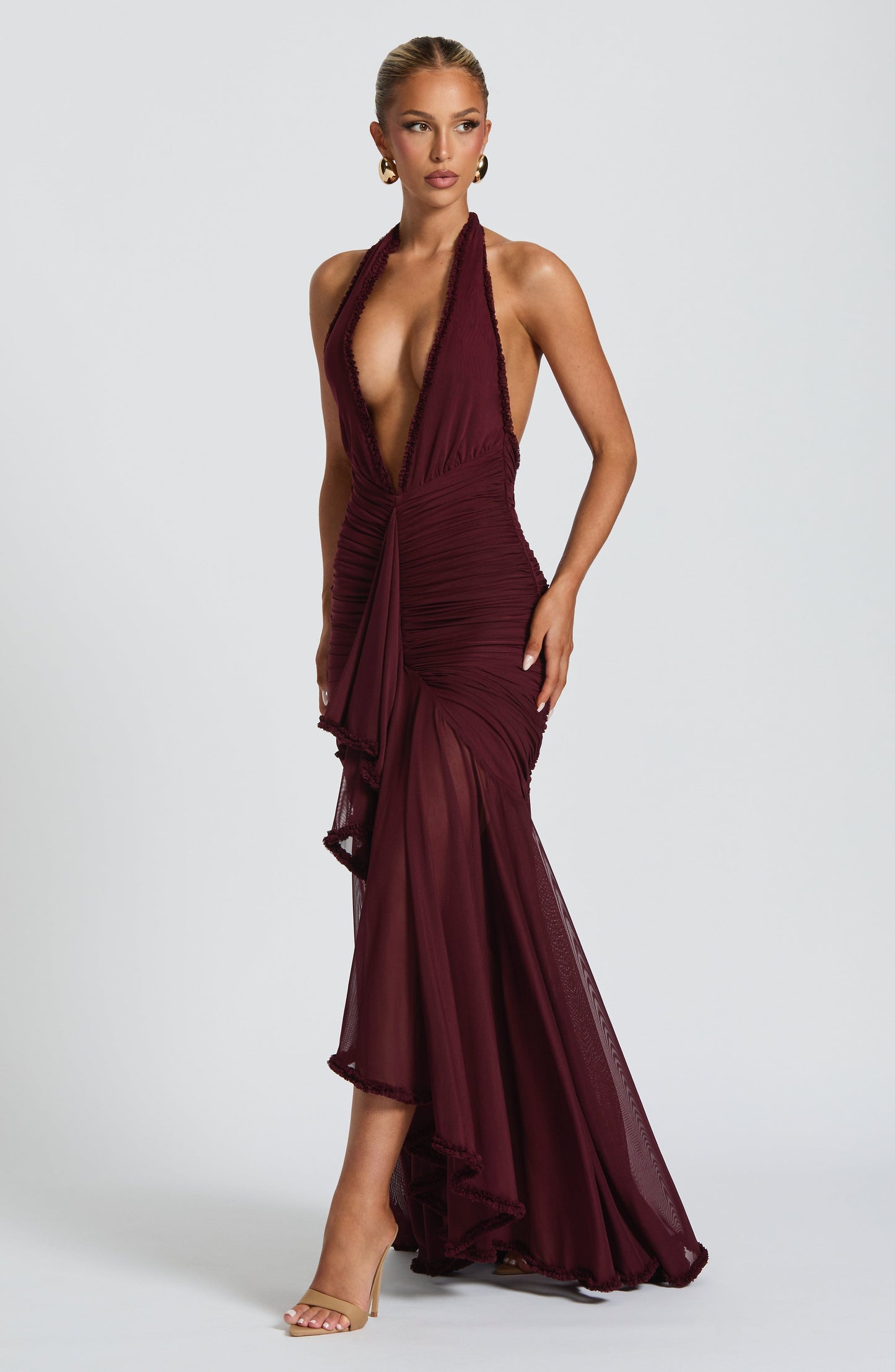 BabyBoo - Janessa Maxi Dress - Cherry Lacquer